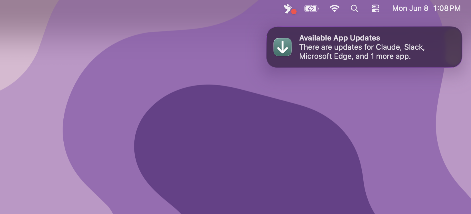 Notification Center with New Icon