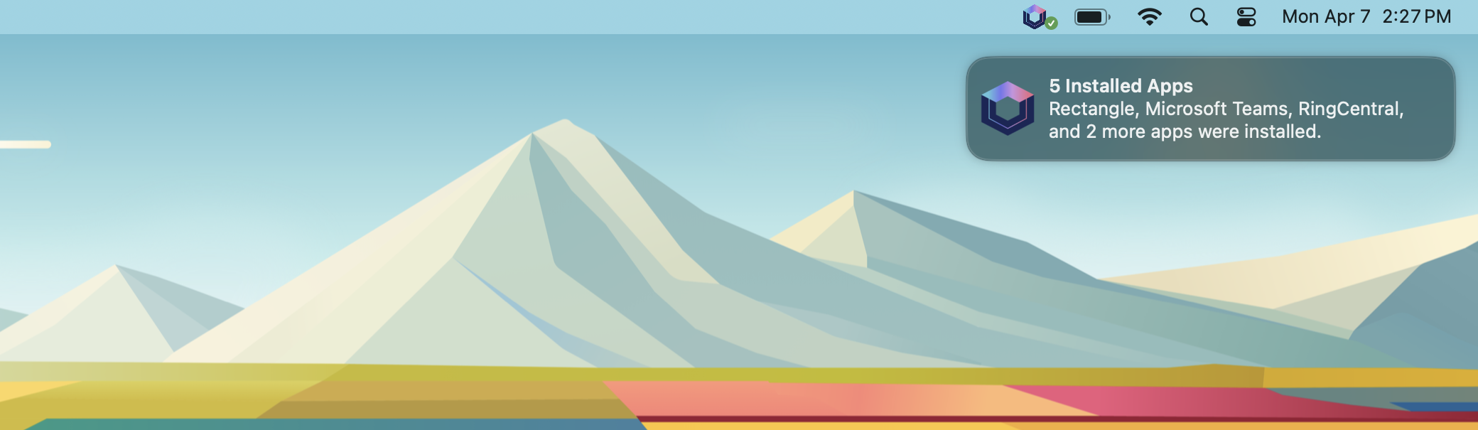 Notification Center Digest Style Notification Dark