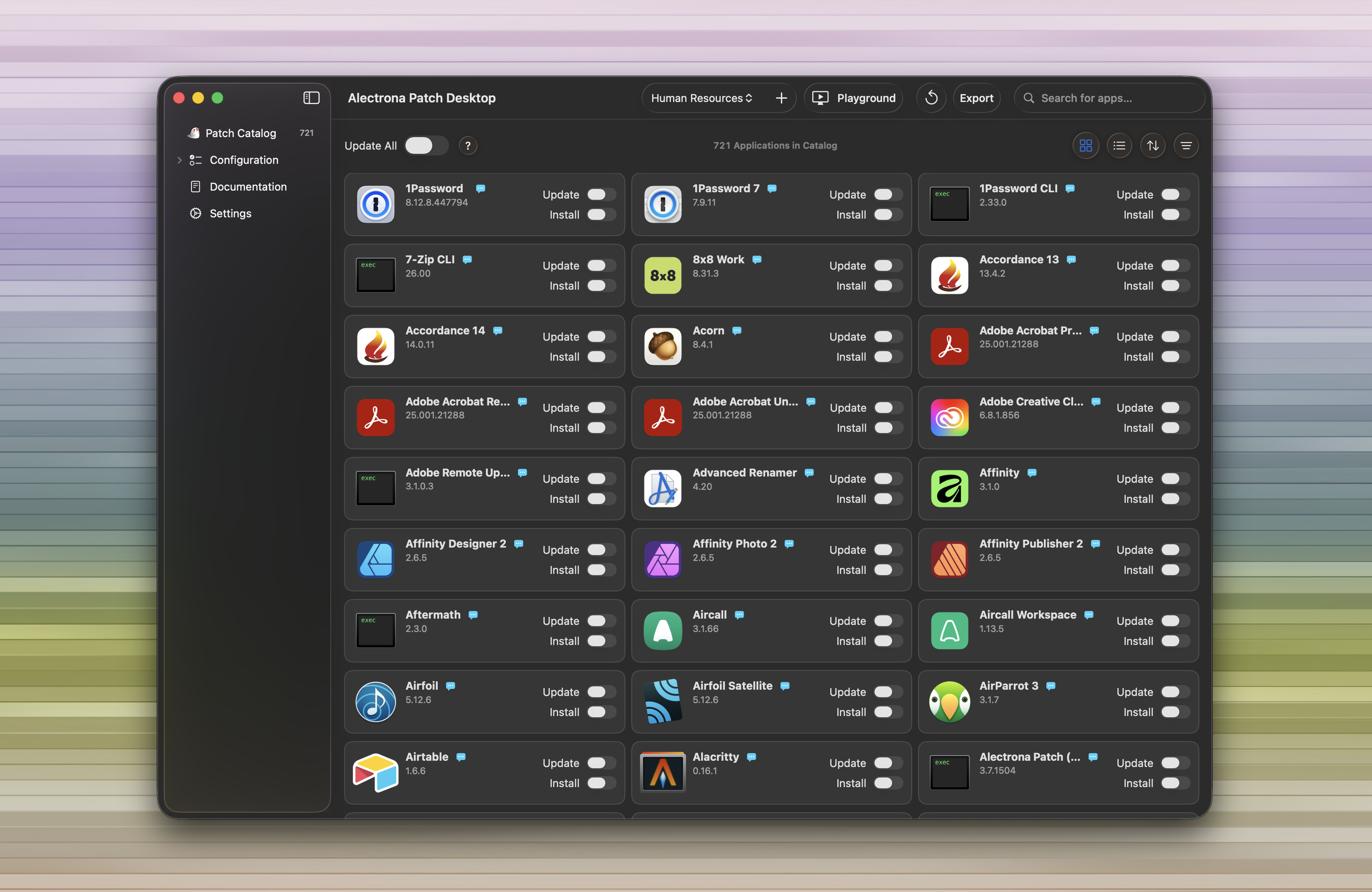Open Settings