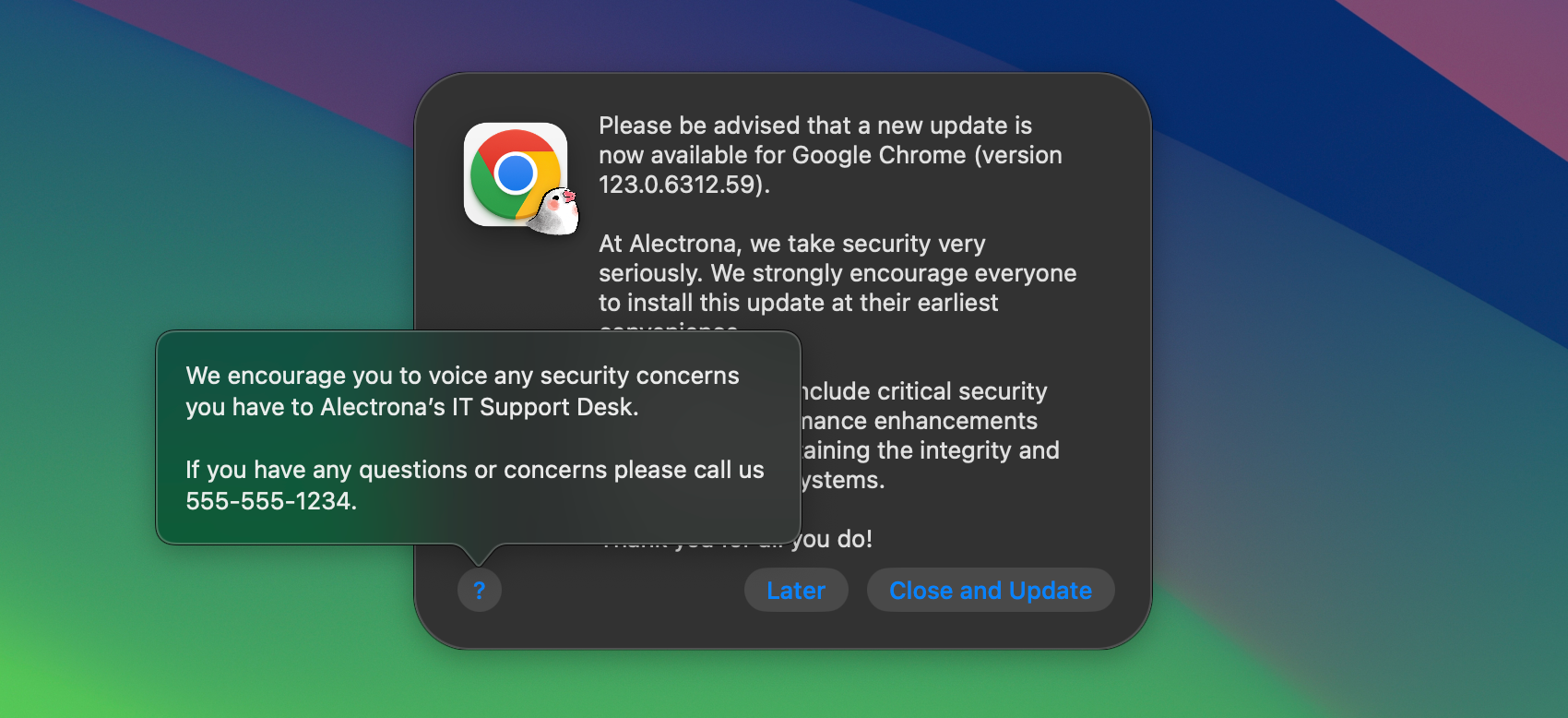 Patch Notifier Custom Branding With Help Button