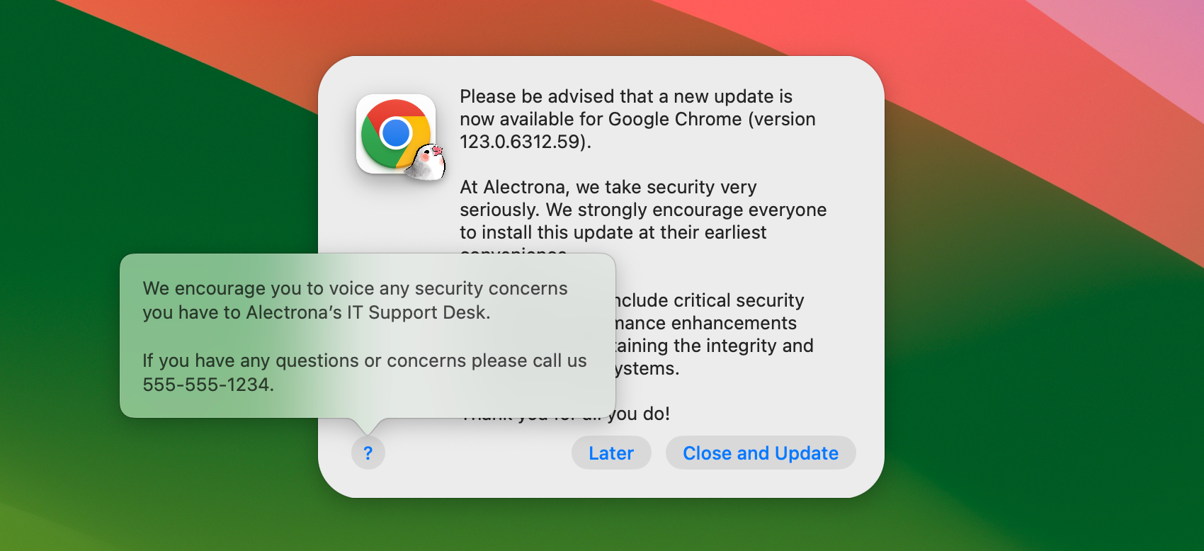 Patch Notifier Custom Branding With Help Button